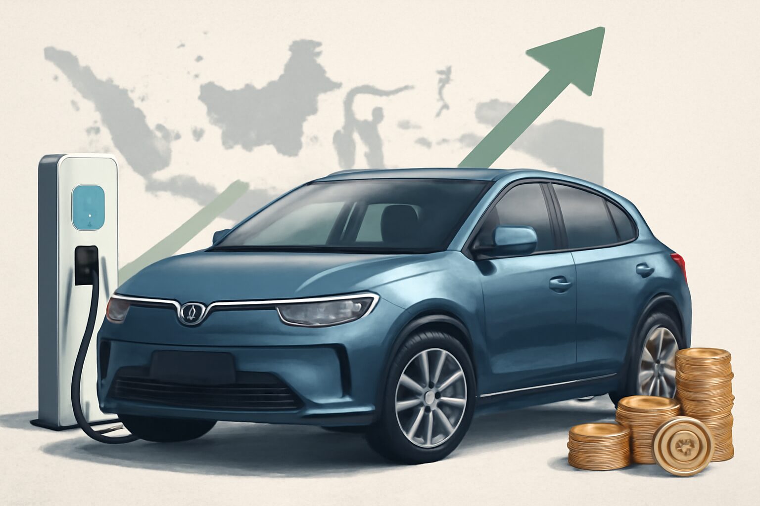 Ilustrasi Kehadiran VinFast di Indonesia: Revolusi Mobil Listrik Masa Kini