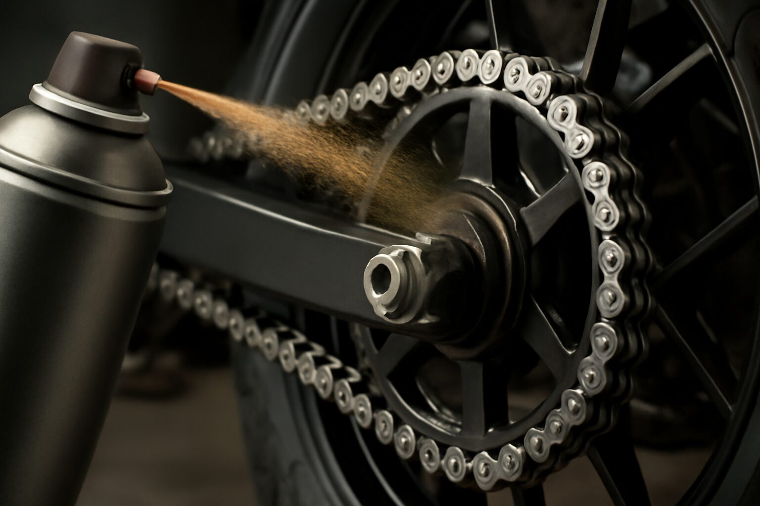 Ilustrasi Cara Membersihkan Rantai Motor yang Benar Biar Awet dan Tarikan Enteng